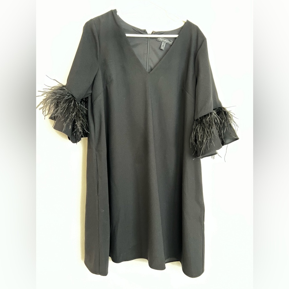 Black Aidan Mattox Semi-Formal Sheath Dress